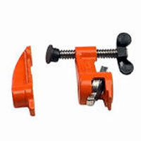 JORGENSEN PONY Pipe Clamp Fixture Push Pull for 3/4" black pipe